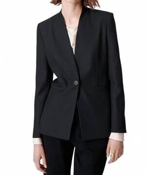 NEW VANESSABRUNO diona short suit jacket in black